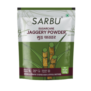 Sarbu Sugarcane Jaggery Powder – 100% Natural & Chemical-Free Sweetener