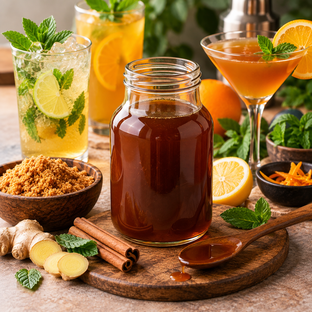 Jaggery Syrup for Cocktails & Mocktails